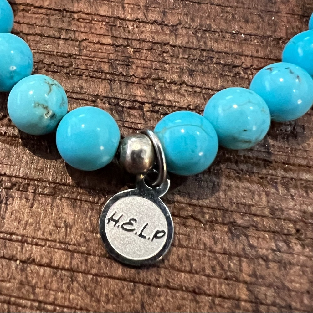 T Jazelle Lake Mode bracelet with turquoise beads - Picture 3 of 5